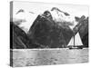 Alaska View - Sailing Along Coast Glacier Views Photograph-Lantern Press-Stretched Canvas