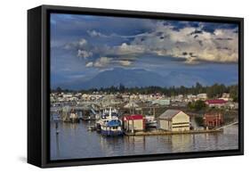 Alaska Village of Petersburg-fmcginn-Framed Stretched Canvas