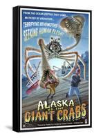 Alaska vs. the Giant Crabs-Lantern Press-Framed Stretched Canvas