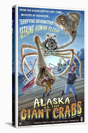 Alaska vs. the Giant Crabs-Lantern Press-Stretched Canvas