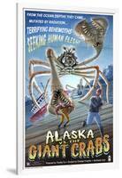 Alaska vs. the Giant Crabs-Lantern Press-Framed Art Print