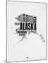 Alaska Word Cloud 2-NaxArt-Mounted Art Print
