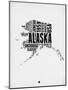 Alaska Word Cloud 2-NaxArt-Mounted Art Print