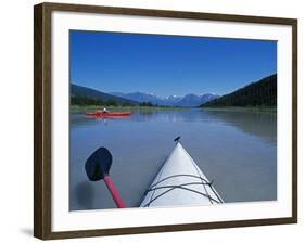 Alaska, Wrangell-St Elias National Park and Preserve, Kayaking in Moose Valley, USA-John Warburton-lee-Framed Photographic Print