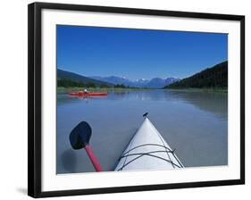 Alaska, Wrangell-St Elias National Park and Preserve, Kayaking in Moose Valley, USA-John Warburton-lee-Framed Photographic Print