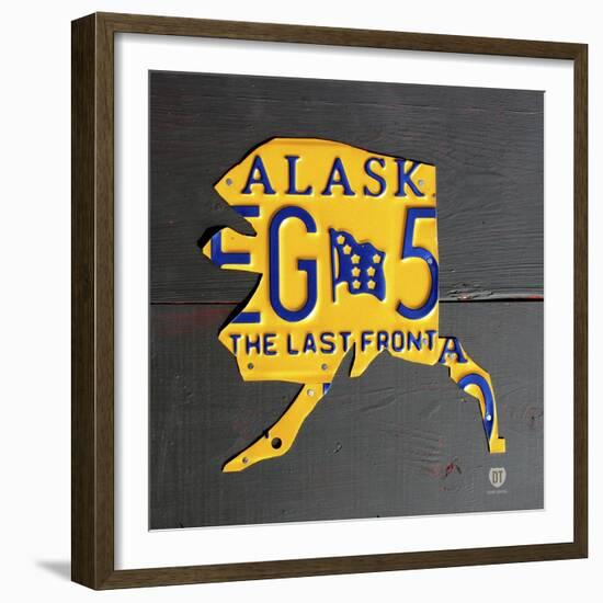 Alaska-Design Turnpike-Framed Giclee Print