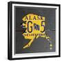 Alaska-Design Turnpike-Framed Giclee Print