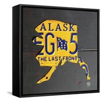 Alaska-Design Turnpike-Framed Stretched Canvas