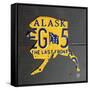 Alaska-Design Turnpike-Framed Stretched Canvas