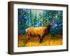 Alaskan Elk-Megan Aroon Duncanson-Framed Art Print