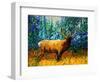 Alaskan Elk-Megan Aroon Duncanson-Framed Art Print