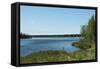 Alaskan Lake-cec72-Framed Stretched Canvas