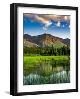 Alaskan Mountain Reflections-Steven Maxx-Framed Photographic Print