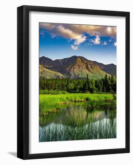 Alaskan Mountain Reflections-Steven Maxx-Framed Photographic Print