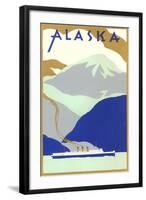 Alaskan Scene, Poster Style-null-Framed Art Print