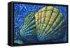 Alaskan Seashells-Megan Aroon Duncanson-Framed Stretched Canvas