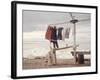 Alaskan Woman Hanging Her Laundry to Dry Along the Edge of an Ice Sheet-Ralph Crane-Framed Photographic Print