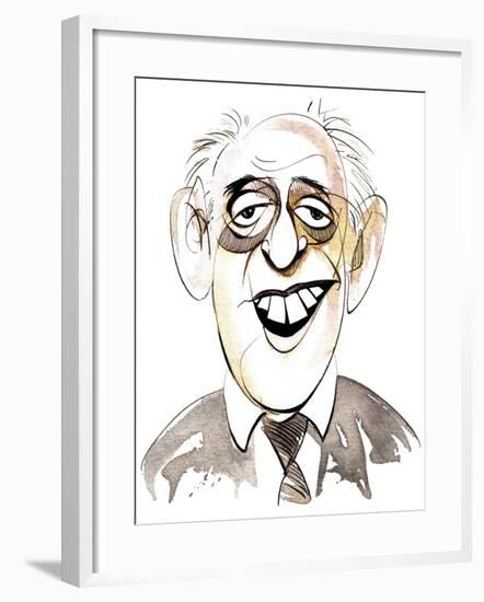 Alastair Sim - Scottish comic actor, 1900 - 1976-Neale Osborne-Framed Giclee Print