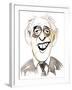 Alastair Sim - Scottish comic actor, 1900 - 1976-Neale Osborne-Framed Giclee Print