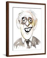 Alastair Sim - Scottish comic actor, 1900 - 1976-Neale Osborne-Framed Giclee Print