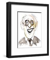 Alastair Sim - Scottish comic actor, 1900 - 1976-Neale Osborne-Framed Giclee Print