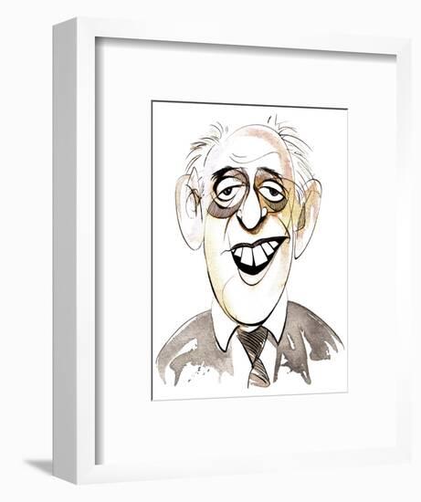 Alastair Sim - Scottish comic actor, 1900 - 1976-Neale Osborne-Framed Giclee Print