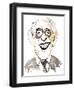 Alastair Sim - Scottish comic actor, 1900 - 1976-Neale Osborne-Framed Giclee Print