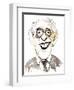 Alastair Sim - Scottish comic actor, 1900 - 1976-Neale Osborne-Framed Giclee Print