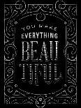 You Make Everything Beautiful-Alastor Greaves-Art Print