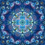 A Mandala Ornament from Flower Photographs, Conceptual Layer Work-Alaya Gadeh-Photographic Print