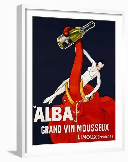 Alba Grand Vin Mousseux, ca. 1928-Andre-Framed Art Print