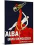 Alba Grand Vin Mousseux, ca. 1928-Andre-Mounted Art Print