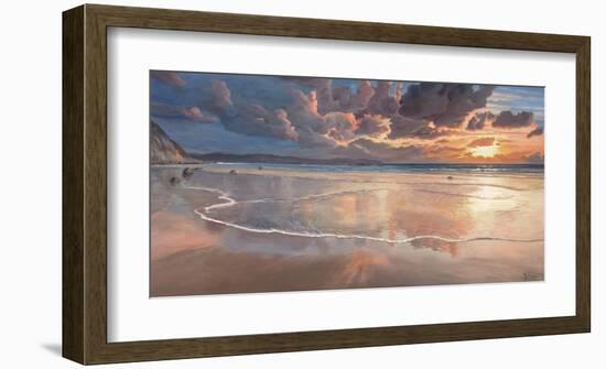 Alba sul mare-Adriano Galasso-Framed Art Print