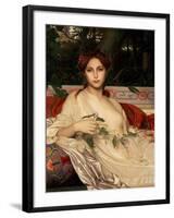 Alba? the Eastern Woman, 1848-Alexandre Cabanel-Framed Premium Giclee Print
