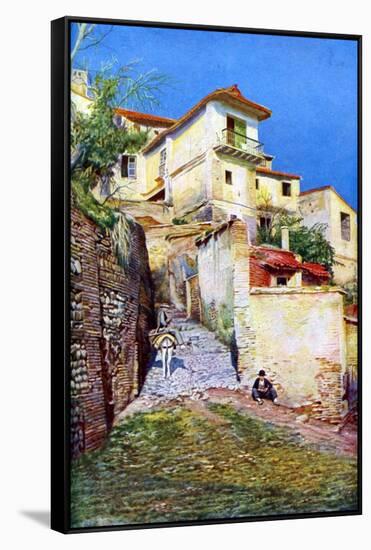 Albaicin, the Old Quarter of Granada, Andalusia, Spain, C1924-null-Framed Stretched Canvas