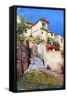 Albaicin, the Old Quarter of Granada, Andalusia, Spain, C1924-null-Framed Stretched Canvas