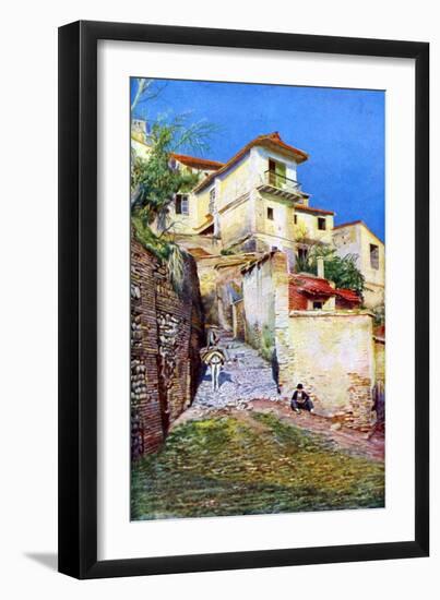 Albaicin, the Old Quarter of Granada, Andalusia, Spain, C1924-null-Framed Premium Giclee Print