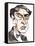 Alban Berg - colour caricature-Neale Osborne-Framed Stretched Canvas