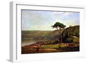 Albanersee-George Innes-Framed Art Print