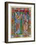 Albani Psalter, Annunciation, 1121-1146-Romanesque-Framed Giclee Print