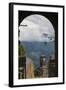 Albania, Gjirokastra, Castle Clock Tower-Walter Bibikow-Framed Photographic Print