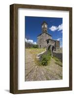 Albania, Gjirokastra, Castle Clock Tower-Walter Bibikow-Framed Photographic Print