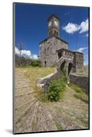 Albania, Gjirokastra, Castle Clock Tower-Walter Bibikow-Mounted Photographic Print