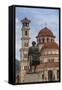 Albania, Korca, the Orthodox Cathedral-Walter Bibikow-Framed Stretched Canvas