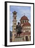 Albania, Korca, the Orthodox Cathedral-Walter Bibikow-Framed Photographic Print