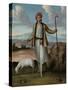 Albanian Herdsman-Jean Baptiste Vanmour-Stretched Canvas