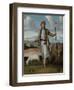 Albanian Herdsman-Jean Baptiste Vanmour-Framed Art Print