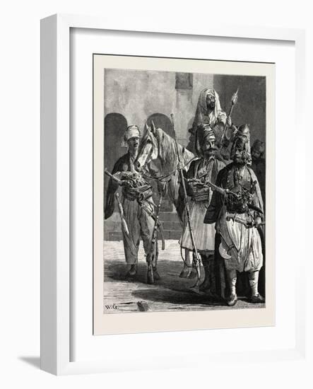 Albanian Mercenaries, Egypt, 1879-null-Framed Giclee Print