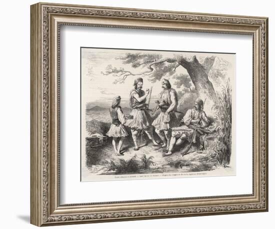 Albanian Outpost-null-Framed Art Print