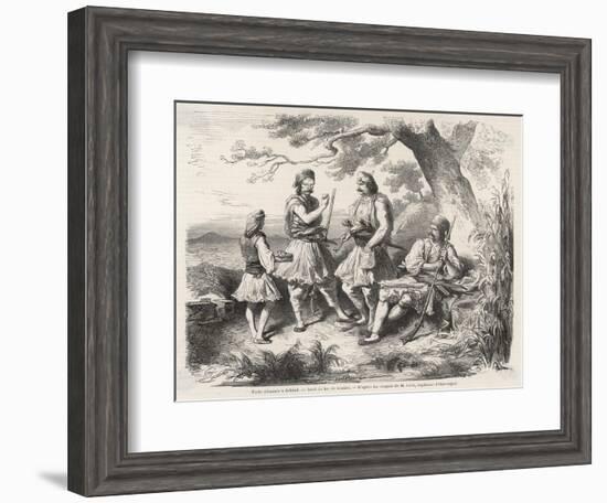 Albanian Outpost-null-Framed Art Print